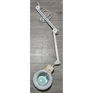 Desktop Magnifying Lamp Bourya‎ 8066D Light Used Tested